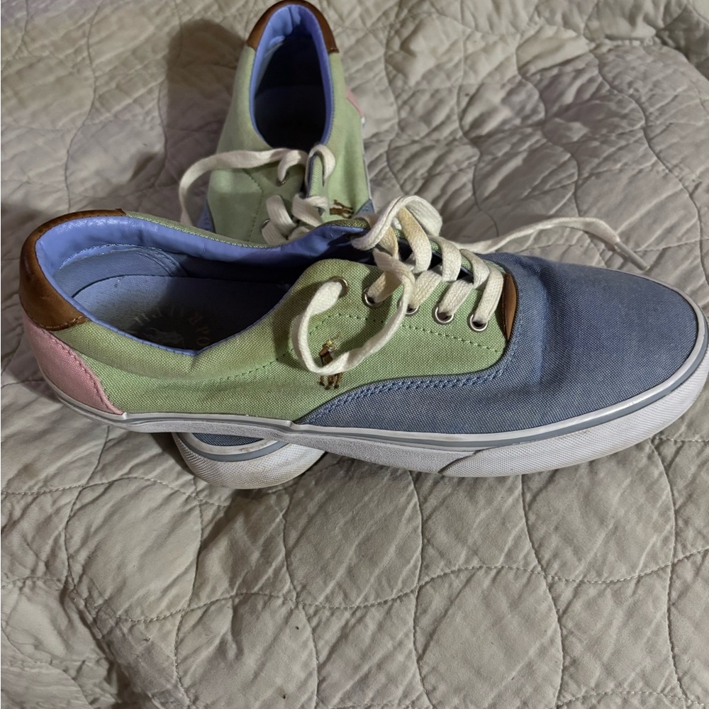 Polo by Ralph Lauren Multicolor Canvas Sneakers